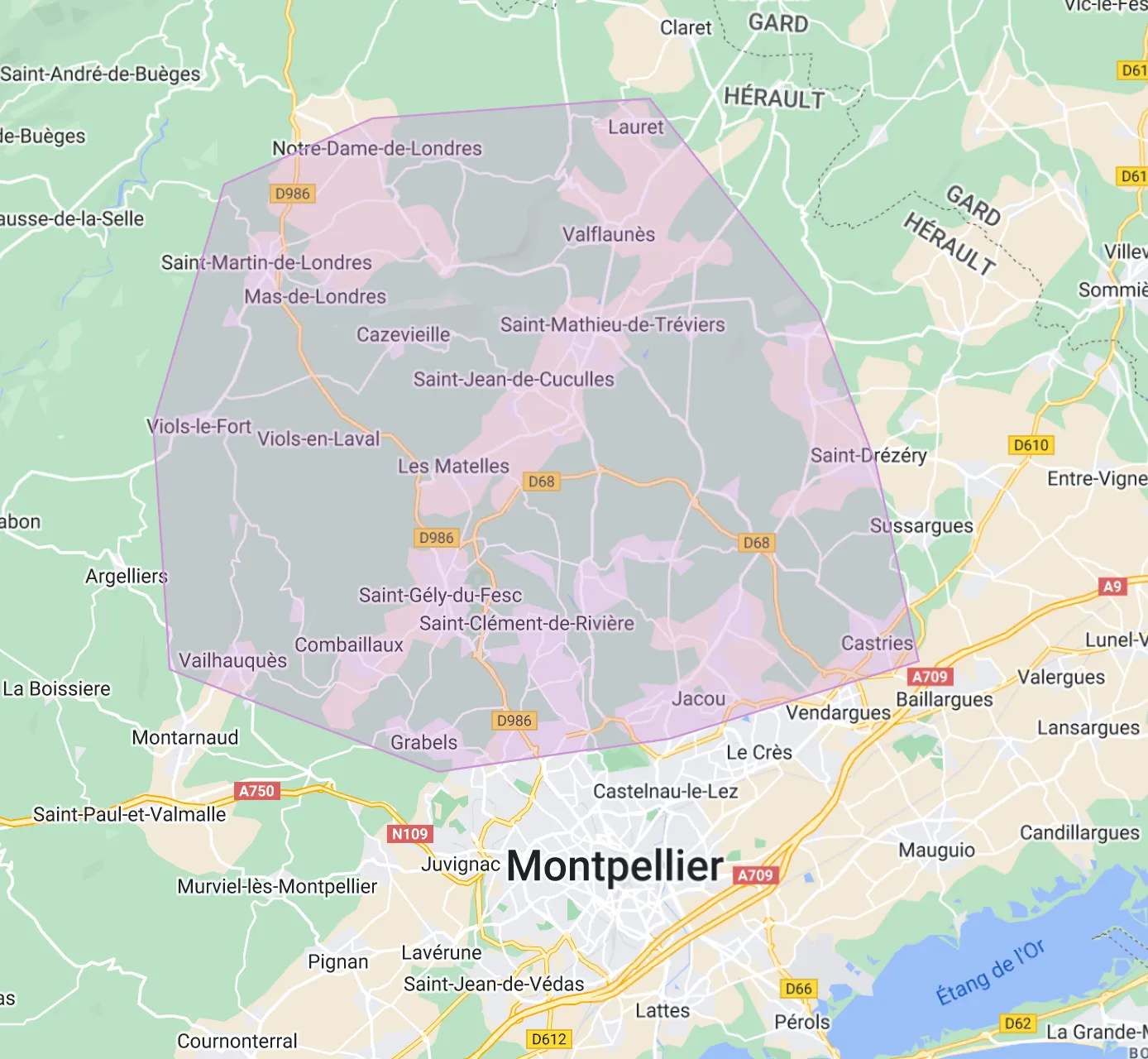 Zone d'intervention